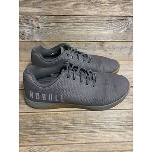 NOBULL Outwork SuperFabric Trainer Shoes Mens 11 Gray Crossfit Training Sneakers